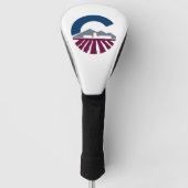 Vlag van Chandler, Arizona Golfheadcover (Voorkant)