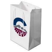 Vlag van Chandler, Arizona Medium Cadeauzakje (Achterkant Gekanteld)