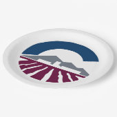 Vlag van Chandler, Arizona Papieren Bordje (Gekanteld)