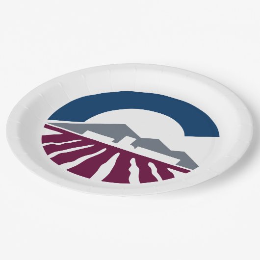 Vlag van Chandler, Arizona Papieren Bordje (Gekanteld)