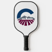 Vlag van Chandler, Arizona Pickleball Paddle (Voorkant)