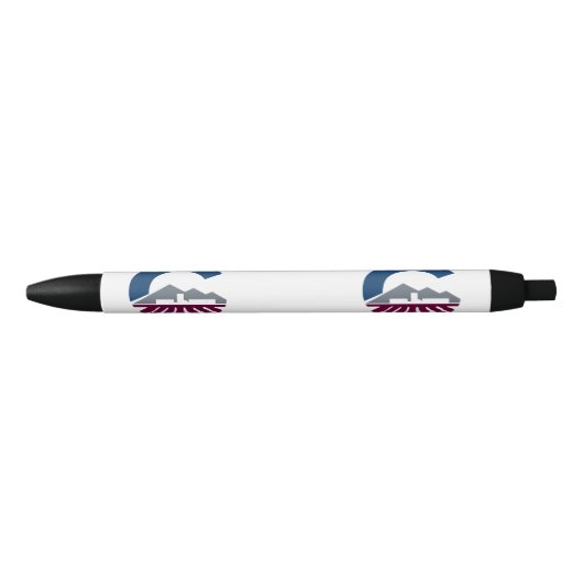 Vlag van Chandler, Arizona Zwarte Inkt Pen (Voorkant)