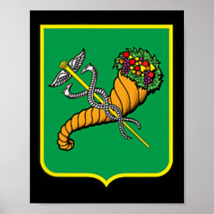 Vlag van Charkov Oekraïne Oekraïense trots  Poster