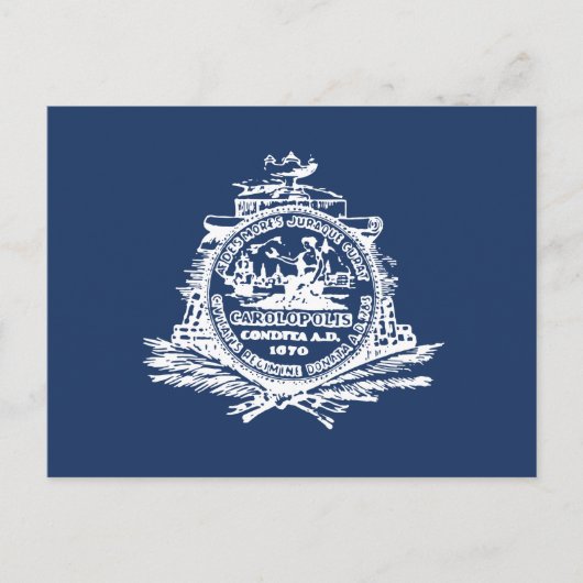 Vlag van Charleston, Briefkaart South Carolina (Voorkant)