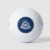Vlag van Charleston, South Carolina Golf Balls Golfballen (Voorkant)