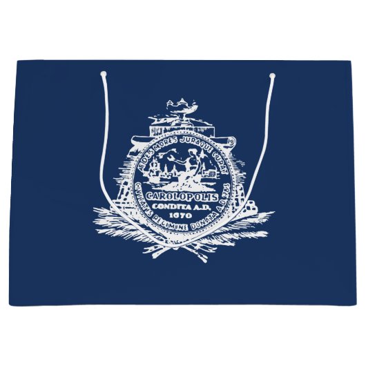 Vlag van Charleston, South Carolina Groot Cadeauzakje (Voorkant)