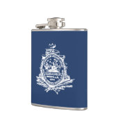 Vlag van Charleston, South Carolina Hip Flask Heupfles (Links)