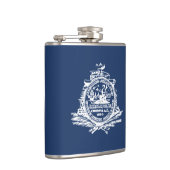 Vlag van Charleston, South Carolina Hip Flask Heupfles (Rechts)
