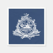 Vlag van Charleston, South Carolina Napkins Servet (Voorkant)