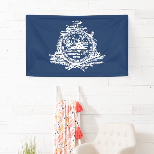Vlag van Charleston (South Carolina) Spandoek (Insitu)