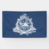 Vlag van Charleston (South Carolina) Spandoek (Horizontaal)