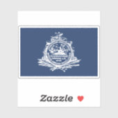 Vlag van Charleston, South Carolina Sticker (Vel)