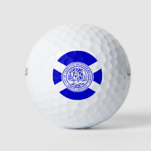 Vlag van Charlotte, North Carolina  Golfballen