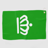 Vlag van Charlotte, North Carolina Golfhanddoek (Horizontaal)