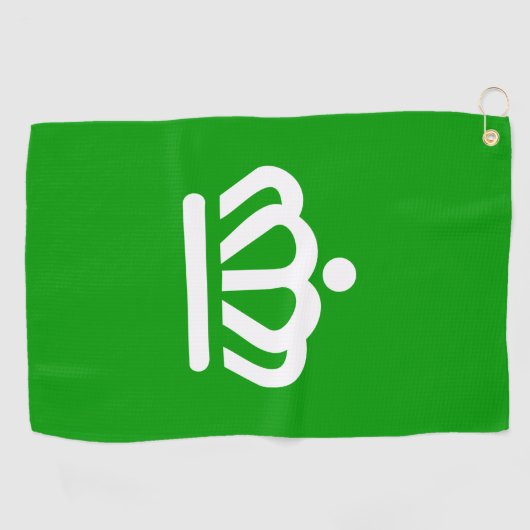 Vlag van Charlotte, North Carolina Golfhanddoek (Horizontaal)