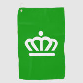 Vlag van Charlotte, North Carolina Golfhanddoek (Voorkant)