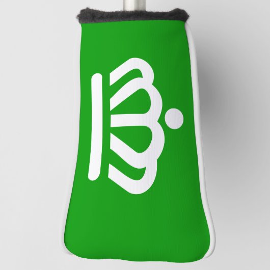 Vlag van Charlotte, North Carolina Golfheadcover (Draai 90)