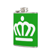 Vlag van Charlotte, North Carolina Heupfles (Links)