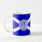 Vlag van Charlotte, North Carolina Koffiemok (Links)