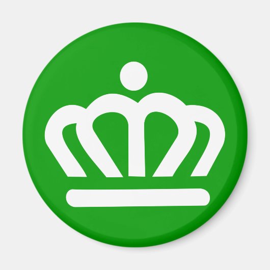 Vlag van Charlotte, North Carolina Magneet (Voorkant)