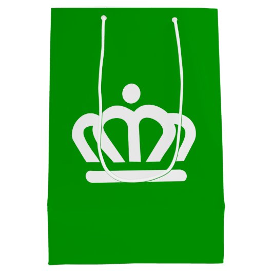 Vlag van Charlotte, North Carolina Medium Cadeauzakje (Achterkant)