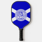 Vlag van Charlotte, North Carolina Pickleball Paddle (Voorkant)