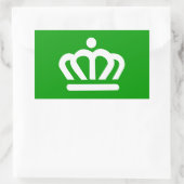 Vlag van Charlotte, North Carolina Rechthoekige Sticker (Tas)