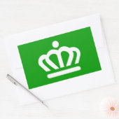 Vlag van Charlotte, North Carolina Rechthoekige Sticker (Envelop)