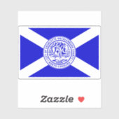 Vlag van Charlotte, North Carolina Sticker (Vel)