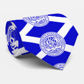Vlag van Charlotte, North Carolina Stropdas (Opgerold)