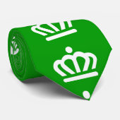 Vlag van Charlotte, North Carolina Stropdas (Opgerold)