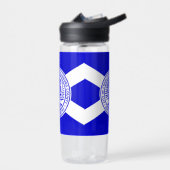 Vlag van Charlotte, North Carolina Waterfles (Links)