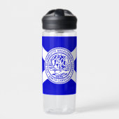 Vlag van Charlotte, North Carolina Waterfles (Voorkant)