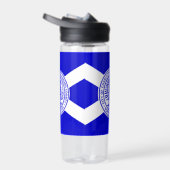 Vlag van Charlotte, North Carolina Waterfles (Rechts)