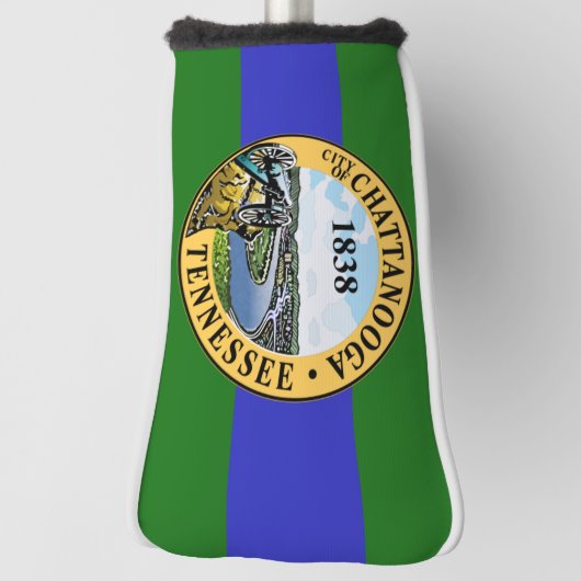 vlag van Chattanooga Golfheadcover (Draai 90)