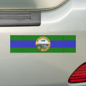 Vlag van Chattanooga (Tennessee) Bumpersticker (Op auto)