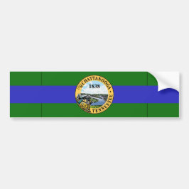Vlag van Chattanooga (Tennessee) Bumpersticker