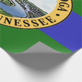 Vlag van Chattanooga (Tennessee) Cadeaupapier (Hoek)