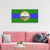 Vlag van Chattanooga (Tennessee) Canvas Afdruk (Insitu (Woonkamer))