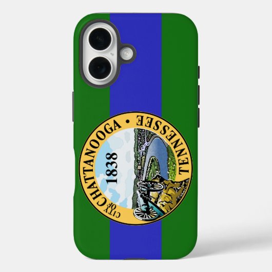 Vlag van Chattanooga, Tennessee Case-Mate iPhone Case (Achterkant)