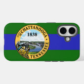 Vlag van Chattanooga, Tennessee Case-Mate iPhone Case (Achterkant (horizontaal))