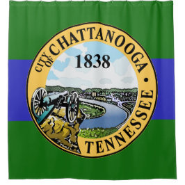 Vlag van Chattanooga (Tennessee) Douchegordijn