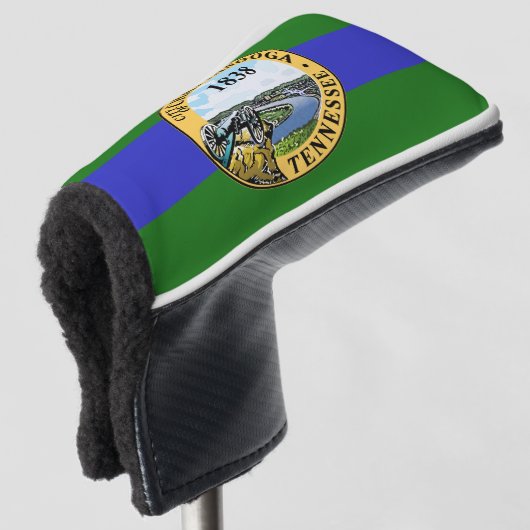 Vlag van Chattanooga, Tennessee Golf Head Hoesje Golfheadcover (3/4 voorkant)
