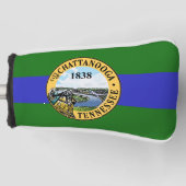 Vlag van Chattanooga, Tennessee Golf Head Hoesje Golfheadcover (Voorkant)