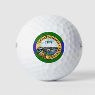 Vlag van Chattanooga, Tennessee Golfballen