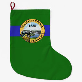 Vlag van Chattanooga (Tennessee) Grote Kerstsok
