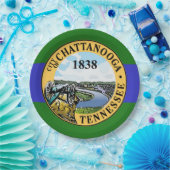 Vlag van Chattanooga (Tennessee) Papieren Bordje (Feest)