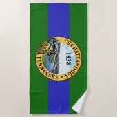 Vlag van Chattanooga (Tennessee) Strandlaken (Voorkant)