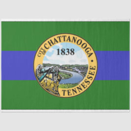 Vlag van Chattanooga (Tennessee) Tissuepapier