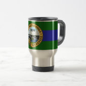 Vlag van Chattanooga, Tennessee Travel Mug Reisbeker (Voorkant rechts)